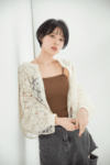 モデル／松井小園さん 担当美容師／副店長＆ヘアスタイリスト　田中隆太さん