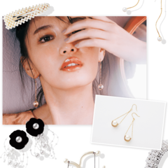 「今日のコーデ、カジュアルすぎかも…」  そんな日は 女をアゲる『パールアクセ』の出番です♡