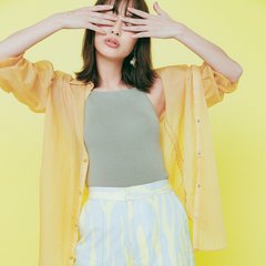 軽やか素材が春を運んでくる♡シースルーなイエローが着たい！