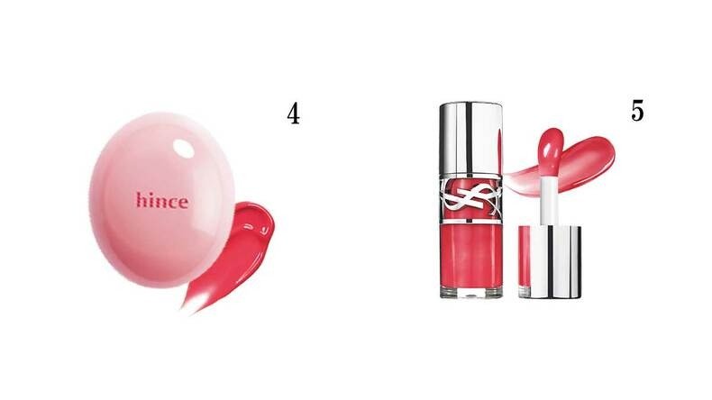 4. hince ロウグロウデューイーボール 11(B ERRY COKE) ¥1,815 5. イヴ・サンローラン YSL ラブシャイン グロスプランパー#9 ¥4,950(7/11発売)/イヴ・サンローラン・ボーテ