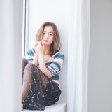 ほわっと崩した計算ずくのカールで柔らかさをアピール