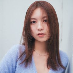 【ロング】はらりとかかる半端バングがおしゃれ感をアシスト