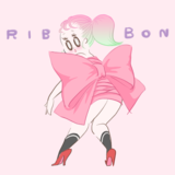 B 豪華なリボンで大きく飾った