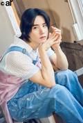 佐藤景瑚。ar7月号より シャツ¥38,500/ホロマ ーケット(スタジオ ファブワーク) パンツ¥36,300/クルニ(クルニ フラッグシップ ストア) 靴¥32,780/ダスクスタジオ(ジョワイユ) ネクタイ/スタイリスト私物
