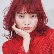 【ミディアム】うきうきレッドでときめきパワーをUP！