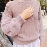 「モテニットが￥990は素敵すぎる！」【GU】のふわふわフェザースリーブがラブい♡
