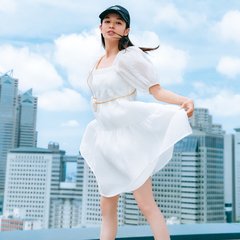 「”ポワン”と弾む袖と裾がロマンティックでガーリー♡」ピュアな白さにときめく一押しワンピ♪