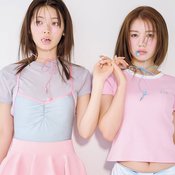 ピンク×ブルーのメロ配色♡身につけるだけでテンション底上げ【ジェラートカラーコーデ】10選