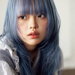 【ロング】イエベ×ブルーの難問だって逆グラデでクリア♡
