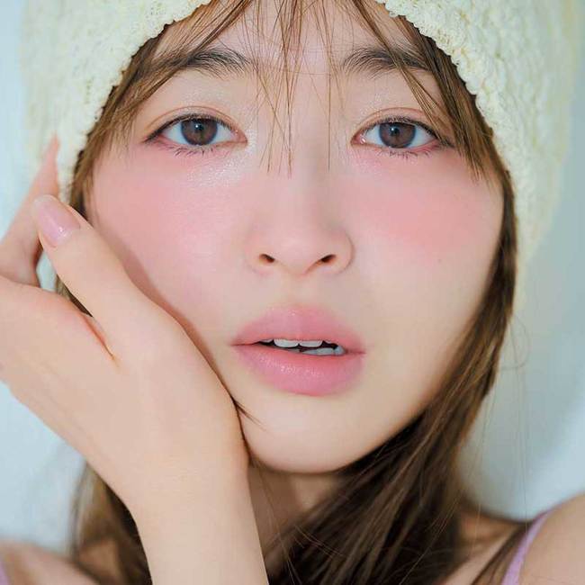 質感の違うチークを使いこなして♡ジューシーなピーチカラーでドキドキしちゃう【いやしピーチ顔】HOW TO