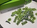 SNSのフォローでオリジナルステッカーがもらえるブースも