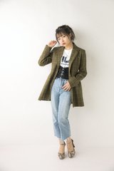 ラフなアイテムにもこんなに合うー♪