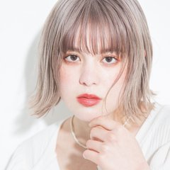 【ボブ】ハイトーン×重めボブでGAPを狙っちゃえ♡
