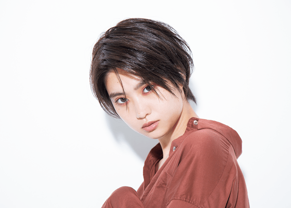 シャープな毛束でショートをさらにカッコよくアピール