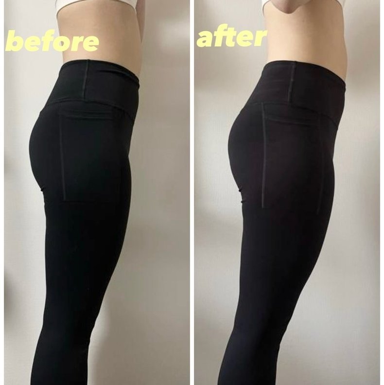 くびれ作りダイエット体験談③「3日間のヒップアップトレーニングでくびれのラインもスッキリ!」 ビフォーアフター