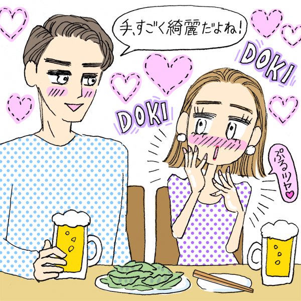 「ネイルしてないのって、スッピンと一緒だから！」エンジェルハンドで男を魅了する手美人の行動を観察した結果