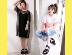 ヌケ感を出す履き方はこれ！おしゃ子のスポサンコーデ4