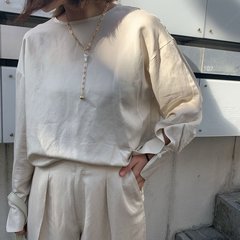 【ユニクロ】リネン混素材で高見え！春のセットアップ着こなし術