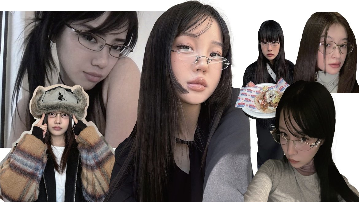 小松菜奈やIVEレイが着用して話題♡【細フレームメガネ】の正解コーデ