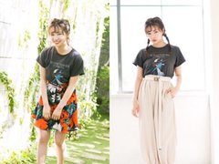 Tシャツでつくるレディな夏！ 着回し4