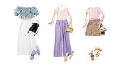 旬のカラーとアイテムも取り入れちゃう！谷まりあが着こなす、清潔感と色っぽさを兼ね備えた大人かわいい【最強コーデ７選】