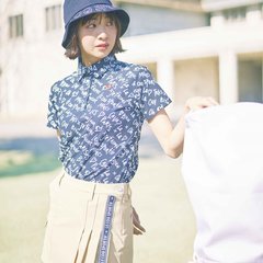 【ar golf】キュロットだから安心♡　キュッと締まったウエストに見せてくれるプリーツミニで正統派ゴルフコーデを楽しむ！
