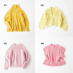 リモート映えも完璧♡　notくすみカラーで気分をアゲる【カラフルニット】5選