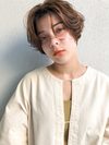 前髪なしのショートヘア