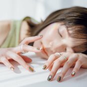 まるでチェリービーンズのような…♡ 異素材MIXなネイルで指先に遊び心を宿して!!【ミックスネイル】を３色×３セット♡