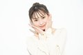梅山恋和、崩れないアイメイク!