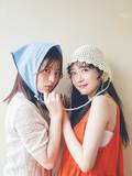 月足天音(左)・櫻井優衣(右)。ar7月号より