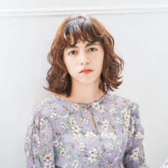 こう見えて、ムースつけただけです。朝弱くてもパーマがなんとかしてくれる