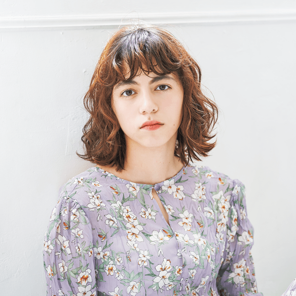 こう見えて、ムースつけただけです。朝弱くてもパーマがなんとかしてくれる