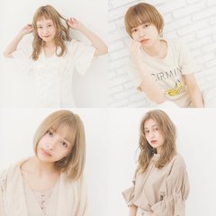 どんな服にもマッチする【ペールベージュ】は、色が抜けても可愛いという優秀さ♡