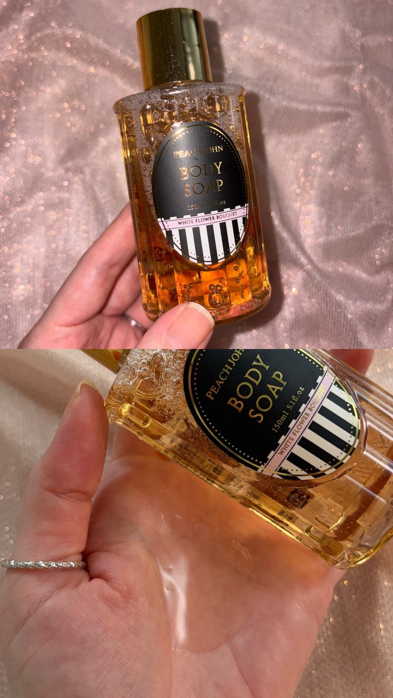 ピーチ・ジョン ビューティ ボディケアギフトセットをレビュー♡　全アイテム使ってみた！ 使用感・香りレビュー ボディソープ