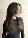 ぷりんっとした重めレイヤー（K.e.y GINZA​​　佐藤真央さん）