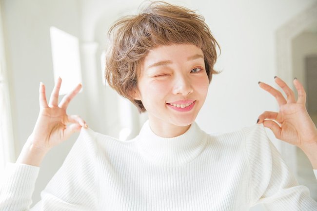 ベリーショートな前髪で満点のおちゃめ顔★