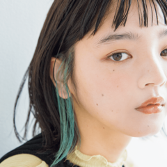 【ボブ】イヤリングカラーで可愛さをトッピング