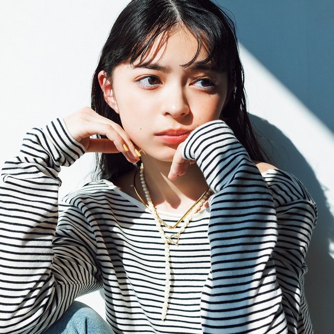 【tomorrow’s me】パール×異素材ネックレスで上半身盛れ