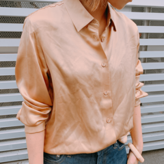 【UNIQLO】艶シャツが￥5,990♡ サテンシルクのラグジュアリー感が色っぽ