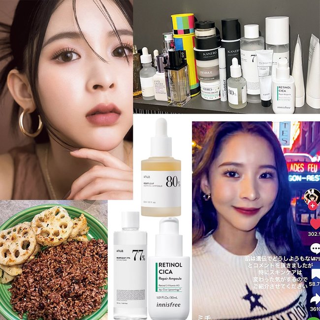 「無加工が美肌すぎて、800万回以上再生？！」化粧水・日傘・24Hケアまで【ミチ