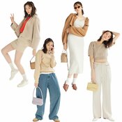 今季大注目なトレンドカラー!女っぽからカジュアルまで♡ 佐藤栞里が魅せる【万能ベージュ】コーデ8選