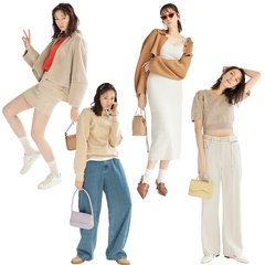 今季大注目なトレンドカラー！女っぽからカジュアルまで♡ 佐藤栞里が魅せる【万能ベージュ】コーデ8選