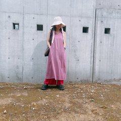 【ユニクロ】￥4,000以下で買えちゃう♡ 鮮やかカラーワンピコーデ２選