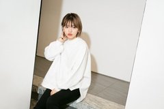 オーバーサイズがトレンド直球！　GUの白スウェットでスポーティー着回し♡