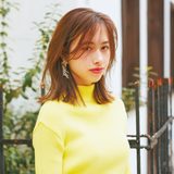 さりげなく忍ばせたゆるくびれが今っぽい