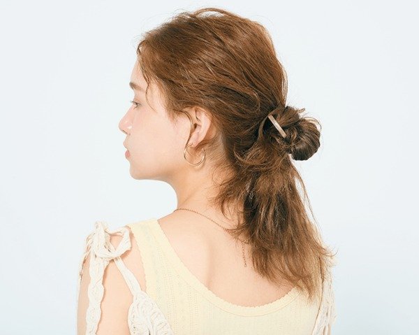 浴衣の髪型・ヘアアレンジ|ミディアム