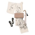 ITEM：utatane×Kuovi　浴衣と日傘　PRICE：￥39,999（浴衣3点セット）￥6,999（日傘）