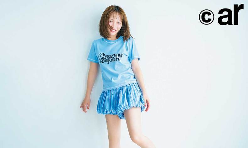 川栄李奈。ar7月号より