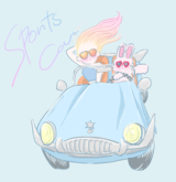 A   二人乗りのスポーツカー